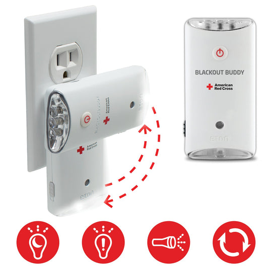Eton American Red Cross Blackout Buddy Swivel Emergency Light & Night Light - view 6