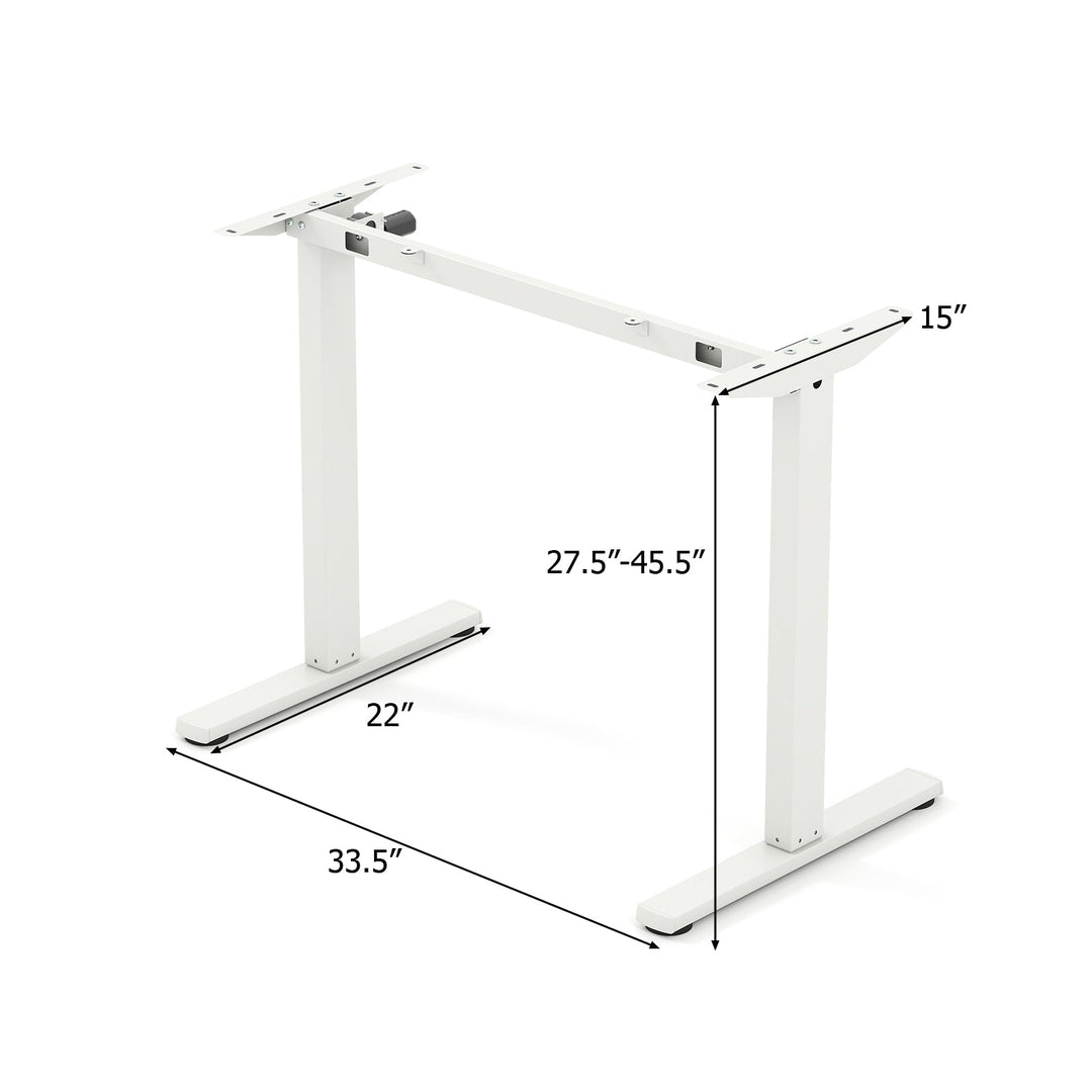 Electric Standing Desk Frame Height Adjustable Computer Desk Base with LED Display