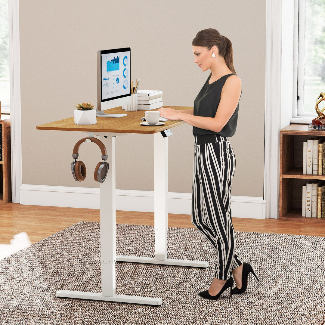 Electric Standing Desk Frame Height Adjustable Computer Desk Base with LED Display