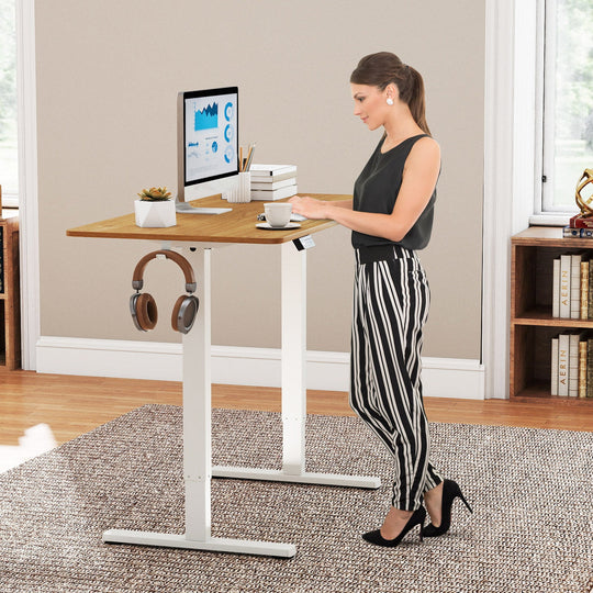 Electric Standing Desk Frame Height Adjustable Computer Desk Base with LED Display