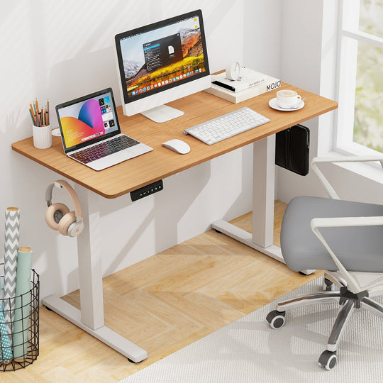 Electric Standing Desk with Memory Presets & Cable Management