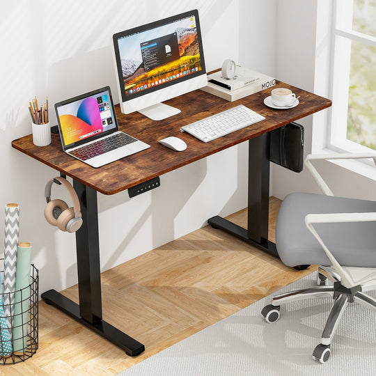 Electric Standing Desk with Memory Presets & Cable Management