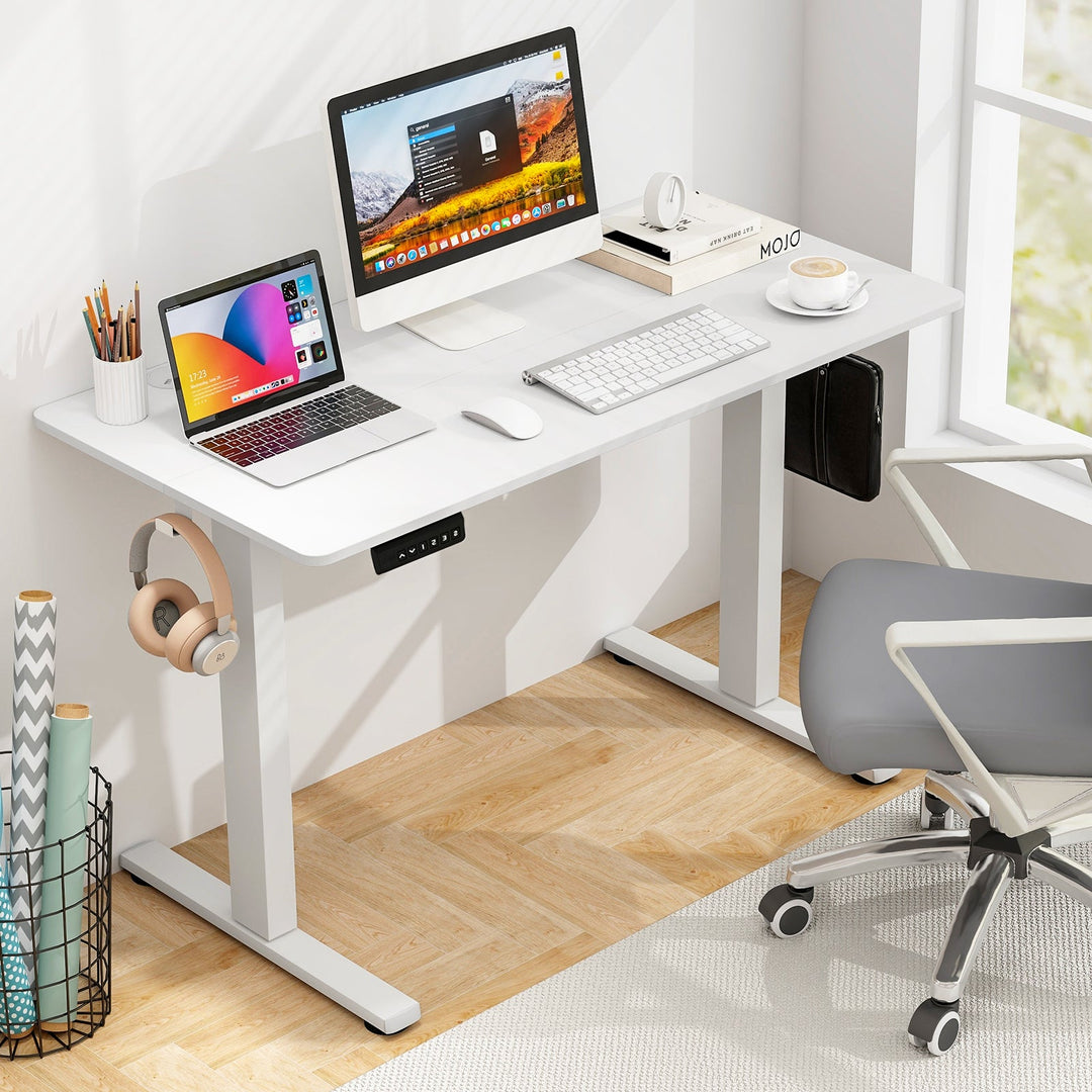 Electric Standing Desk with Memory Presets & Cable Management