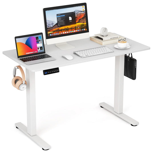 Electric Standing Desk with Memory Presets & Cable Management
