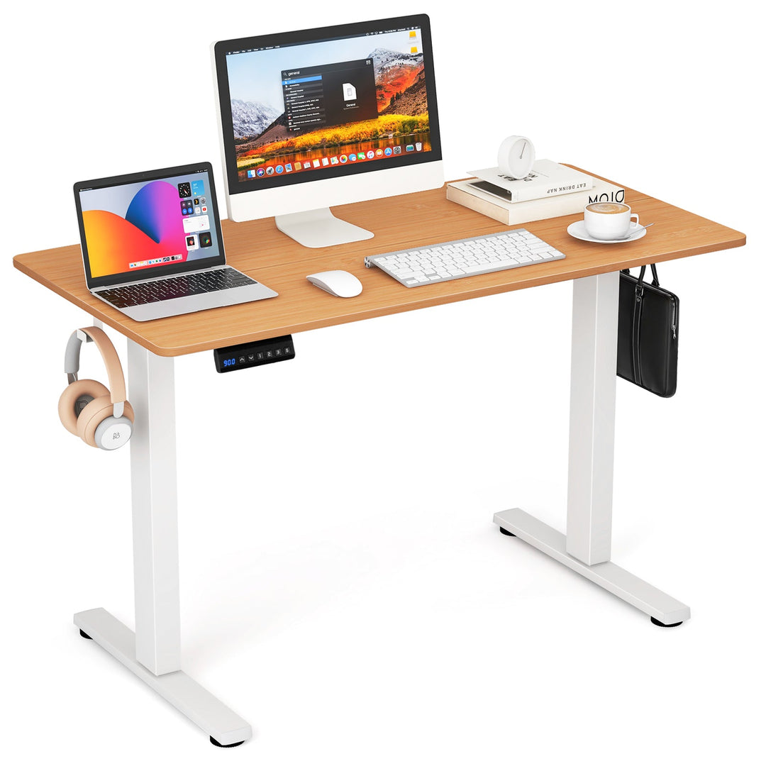 Electric Standing Desk with Memory Presets & Cable Management