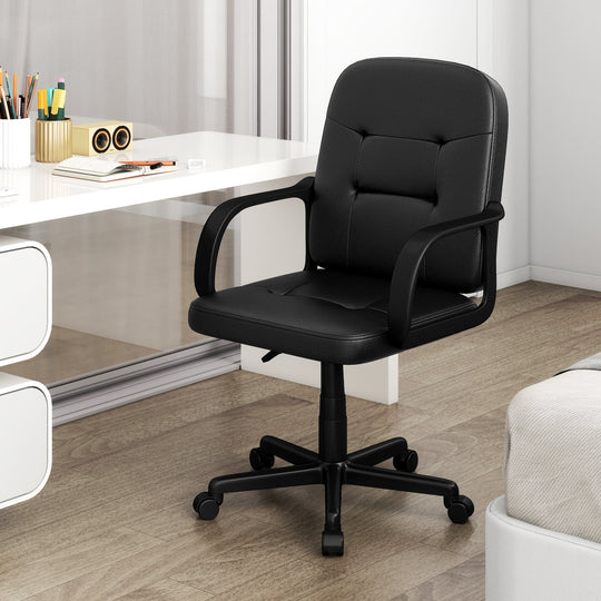 Ergonomic Office Chair with 360-degree Wheels