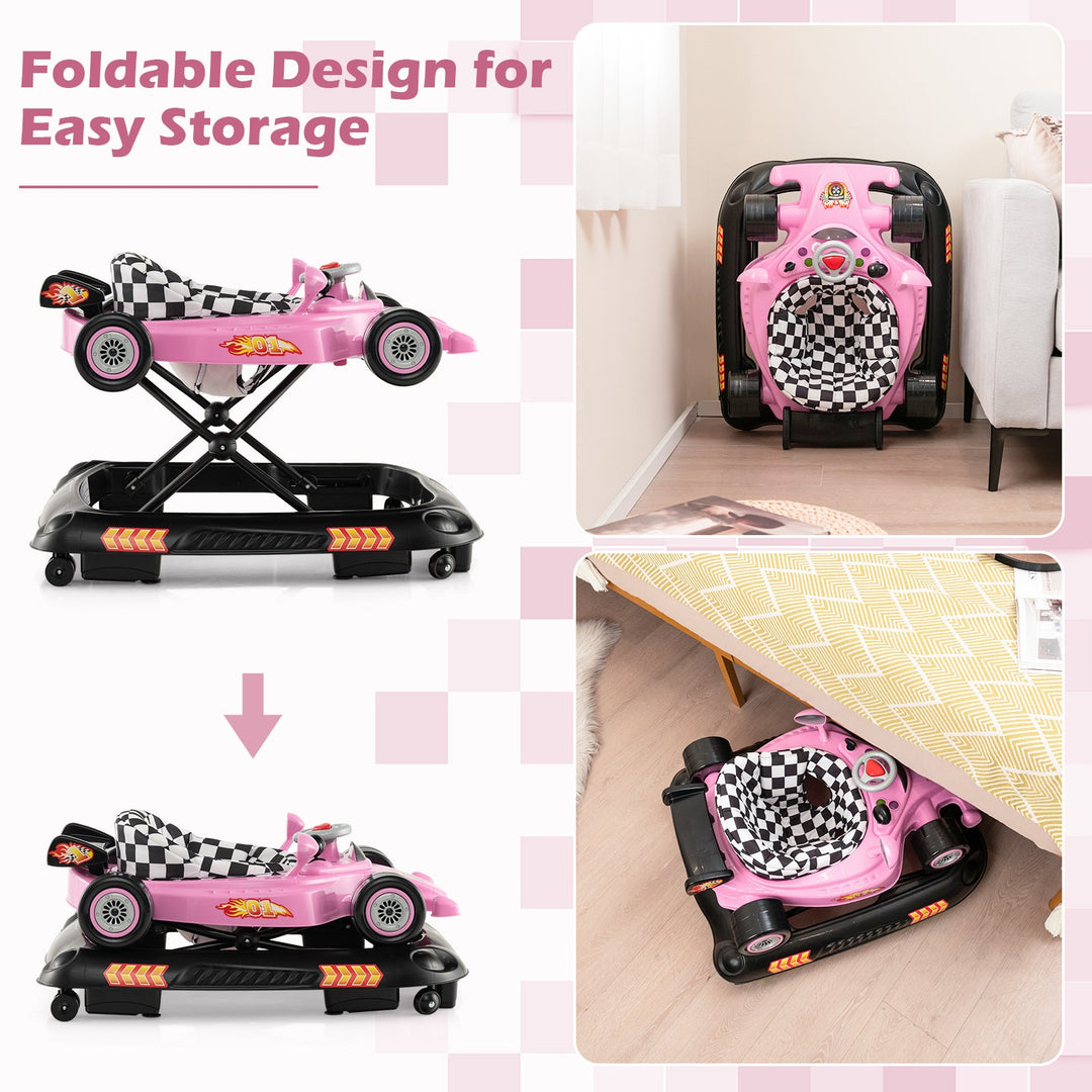 Convertible Baby Walker with 3 Adjustable Height Settings