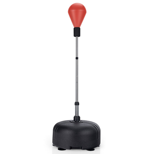 Adjustable Freestanding Punching Bag with Boxing Gloves