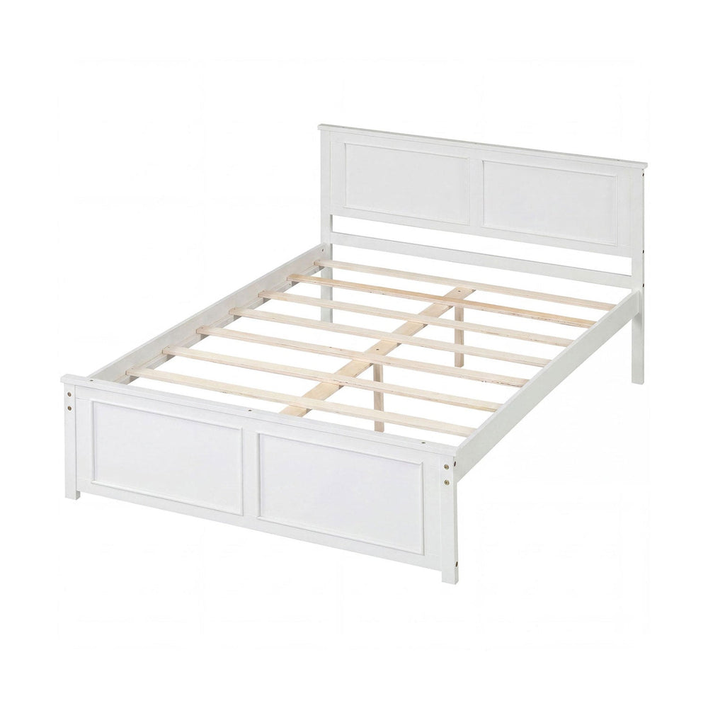 Twin Size Platform Bed Frame with Headboard
