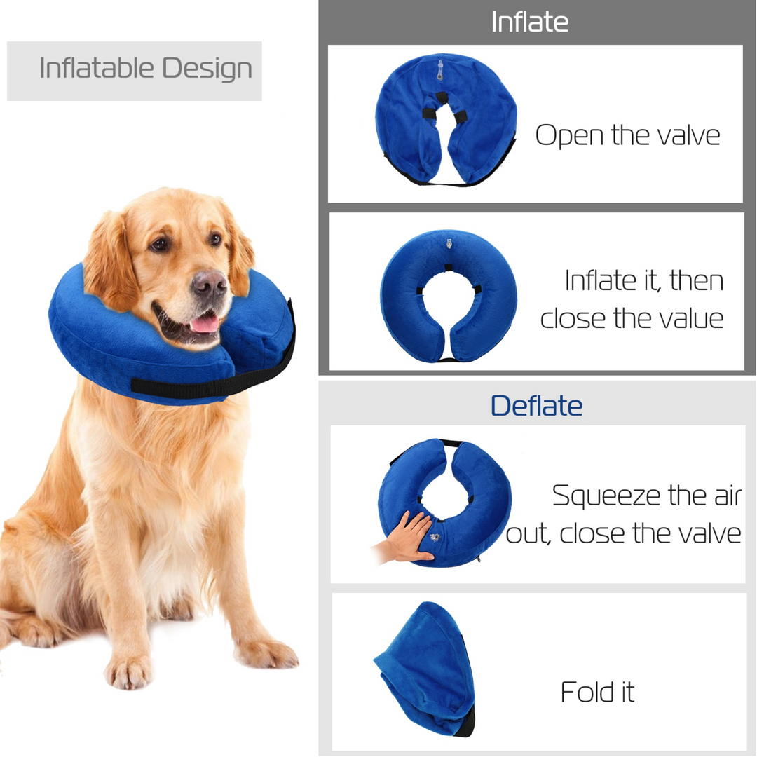 GBruno Dog Protective Inflatable Collar