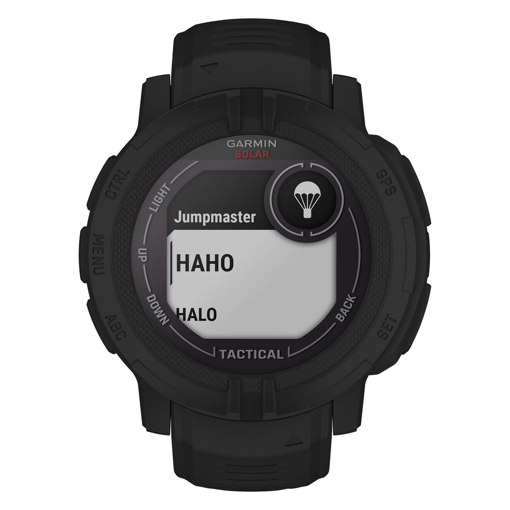 Garmin Instinct 2 Solar Tactical Edition Rugged GPS Smartwatch, 45 mm, Black - view 2