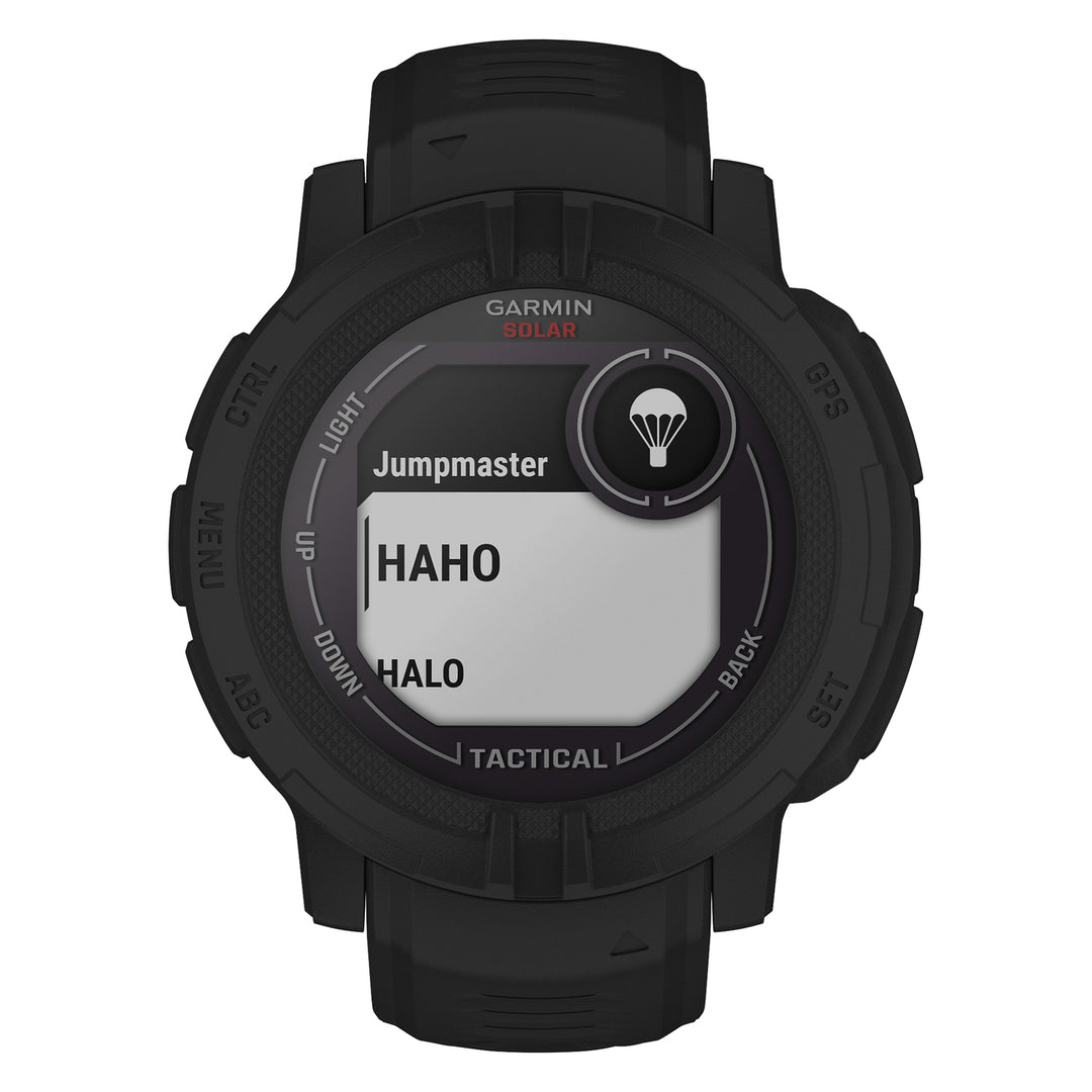 Garmin Instinct 2 Solar Tactical Edition Rugged GPS Smartwatch, 45 mm, Black - view 2