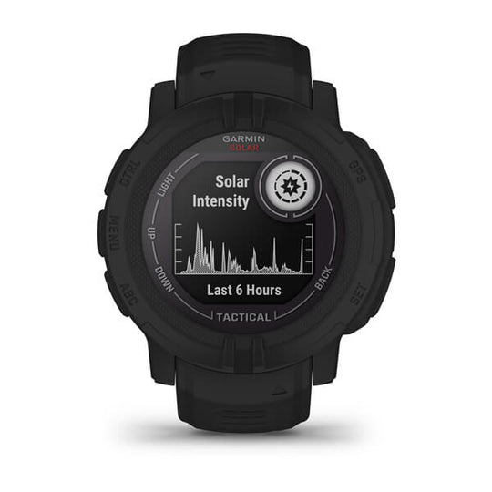 Garmin Instinct 2 Solar Tactical Edition Rugged GPS Smartwatch, 45 mm, Black - view 5
