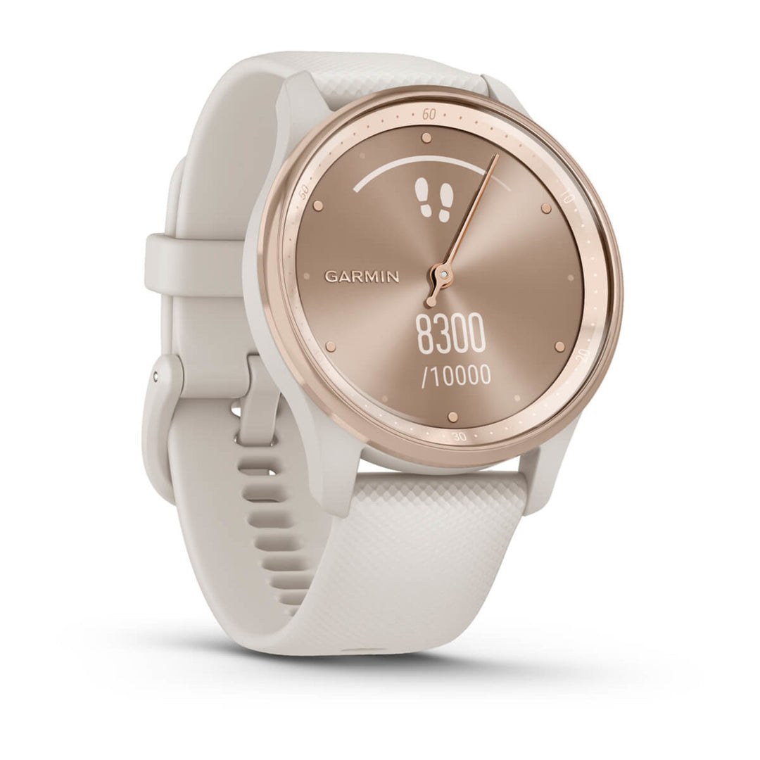 Garmin vivomove Trend Hybrid Smartwatch, 40.4 mm, Peach Gold - view 5