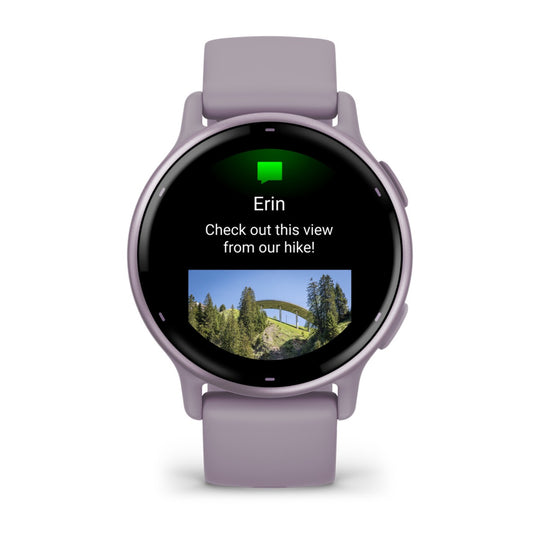 Garmin vivoactive 5 GPS Fitness Smartwatch, 42.2 mm AMOLED - Orchid - view 3