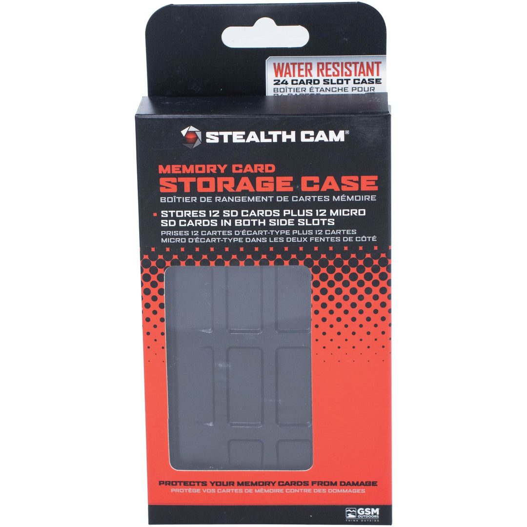 Stealth Cam Waterproof Memory Card Storage Case for 12 SD & 12 microSD Cards - view 12