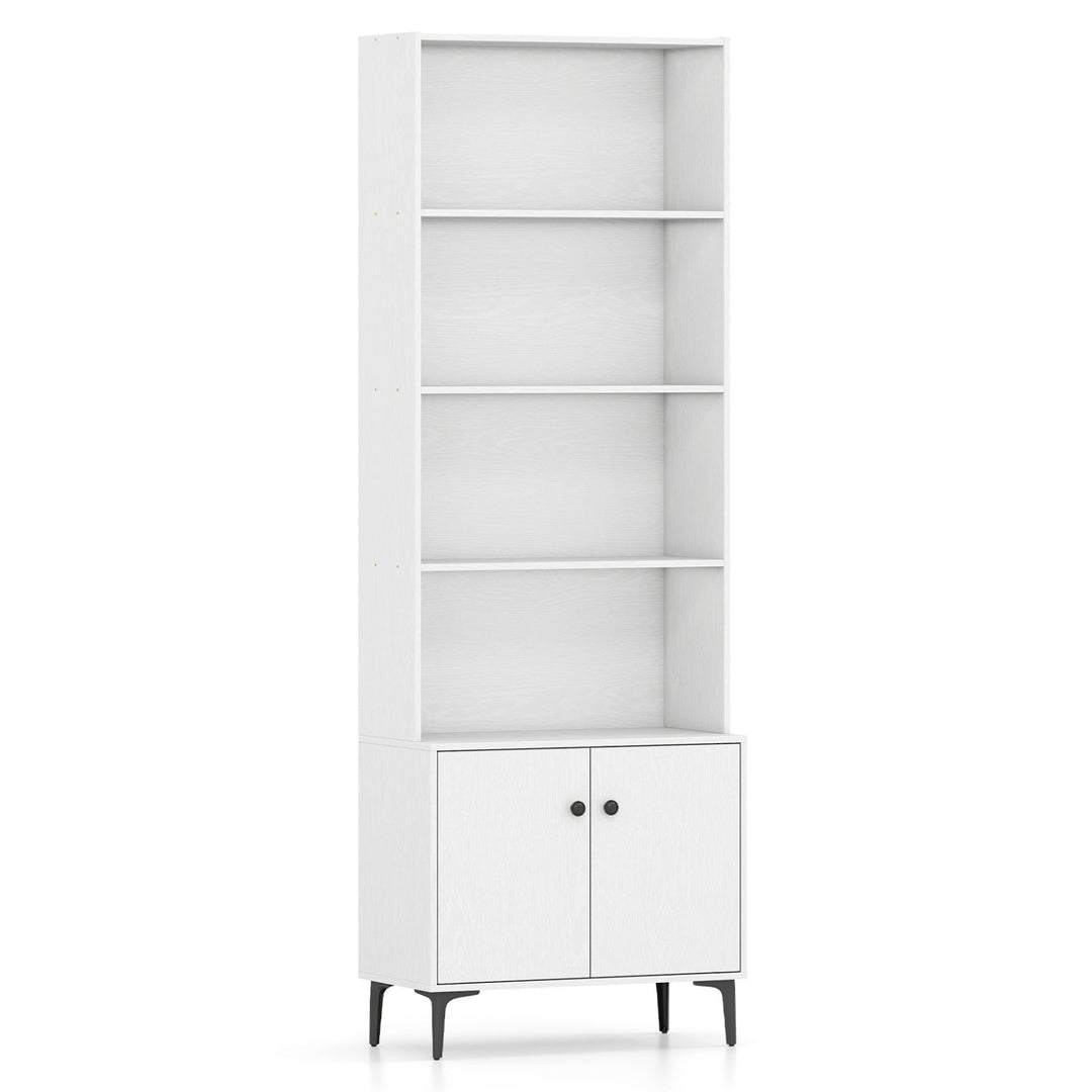 Giantex Bookshelf with Doors and 2 Anti-Tipping Kits for Home Office