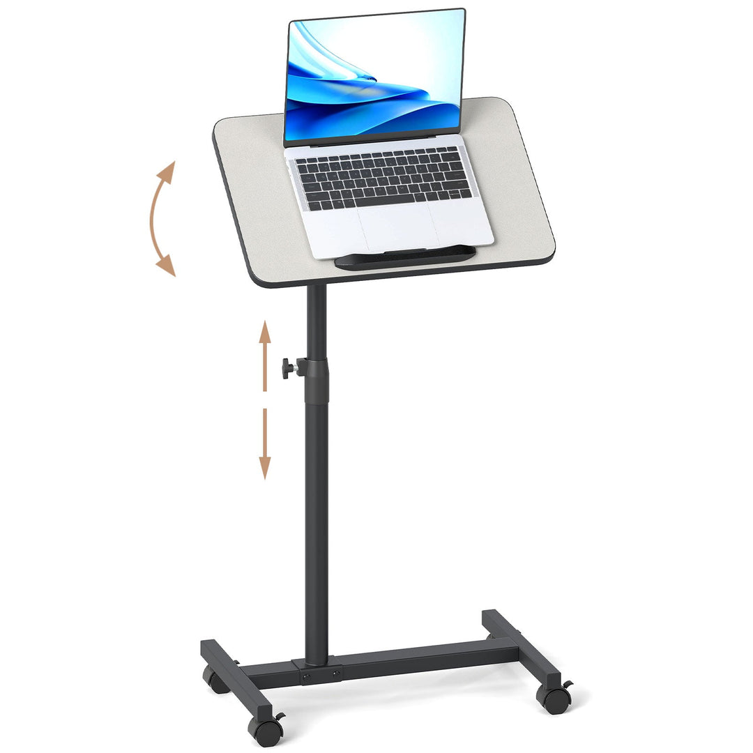 Overbed Rolling Food Tray Table