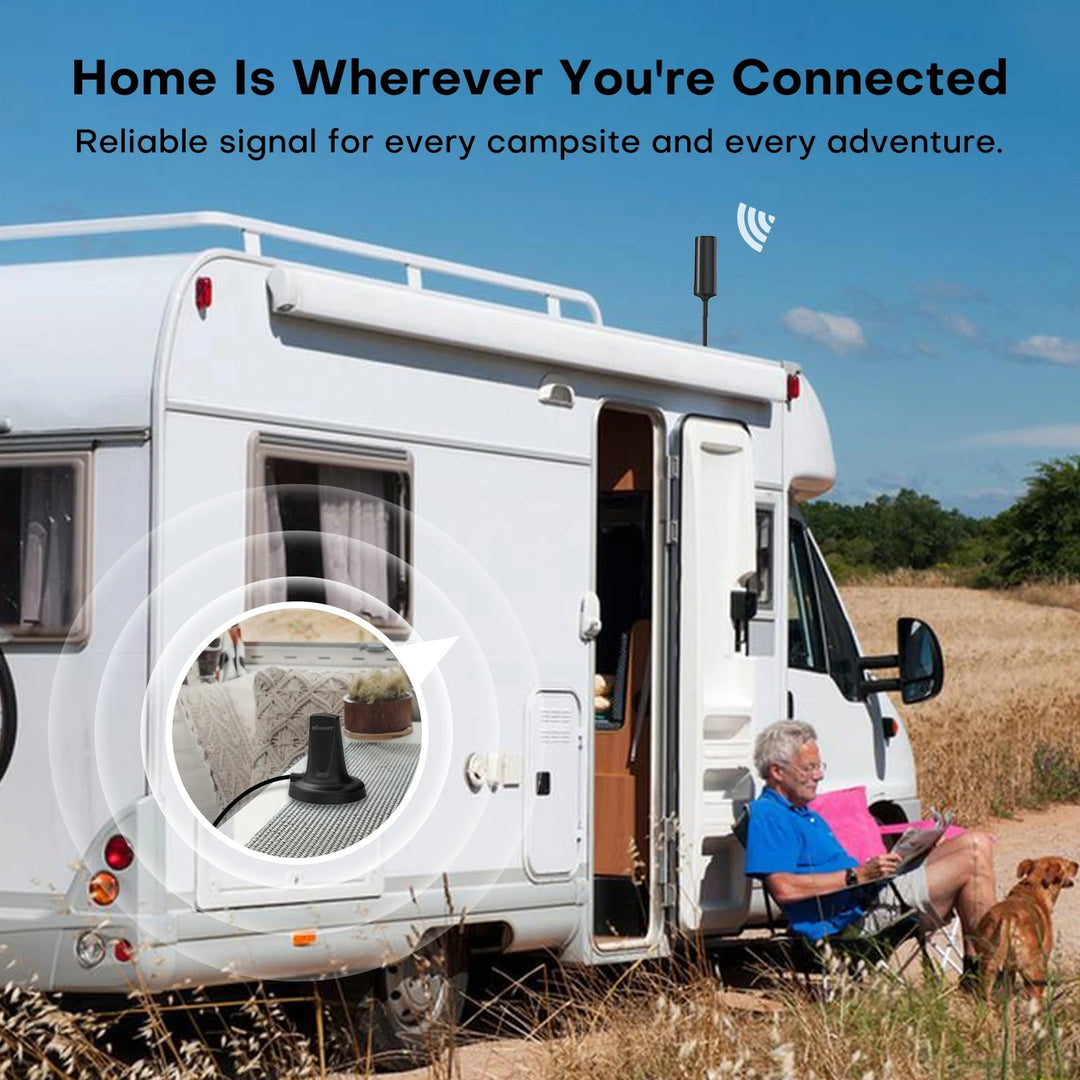 HiBoost MobileLink Voyager In-Vehicle Cellular Signal Booster for RVs and Trailers, 5G/4G LTE - view 7