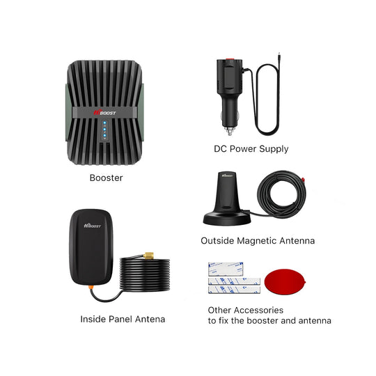 HiBoost MobileLink Commuter In-Vehicle Cellular Signal Booster for Cars and SUVs, 5G/4G LTE - view 6