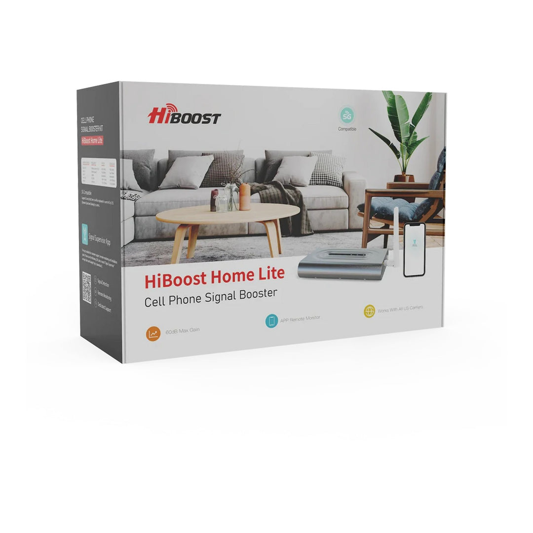 HiBoost Home Lite In-Building Cellular Signal Booster, Up to 2,000 Sq. Ft., 5G - view 6
