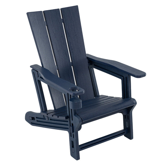 Adirondack Chair with Cup Holder - HDPE Outdoor Seating