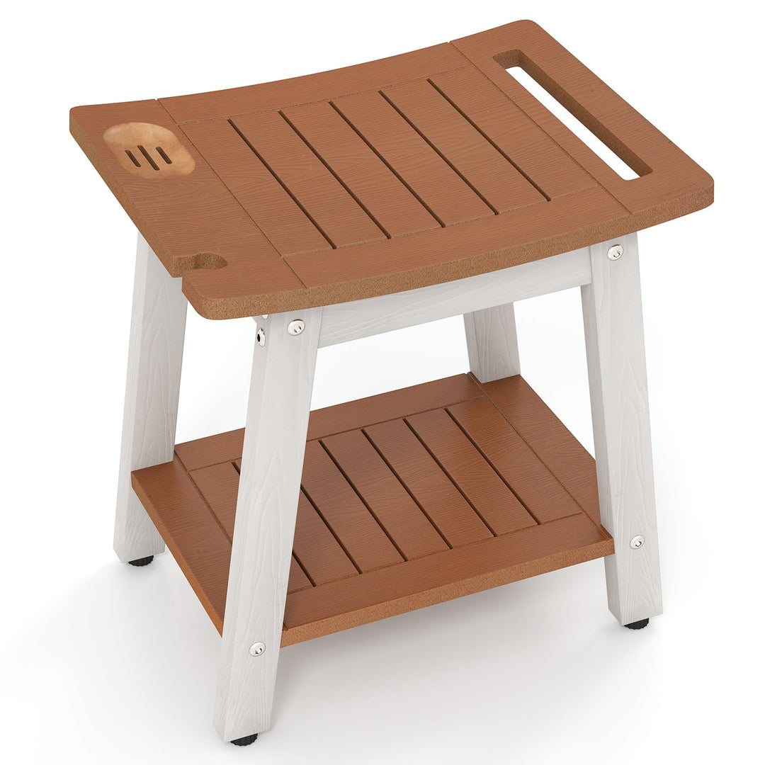 HIPS Shower Bench Seat with Handle Shower Head