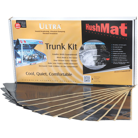 HushMat Trunk Sound-Damping Kit with Stealth Black Foil, 19 Sq. Ft. - view 3