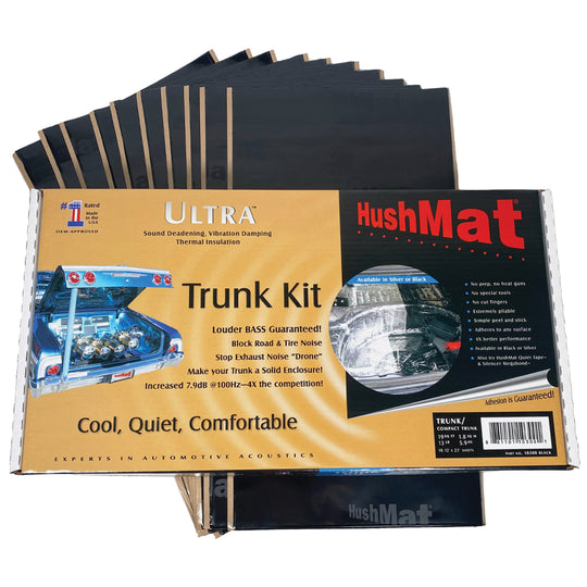 HushMat Trunk Sound-Damping Kit with Stealth Black Foil, 19 Sq. Ft. - view 8