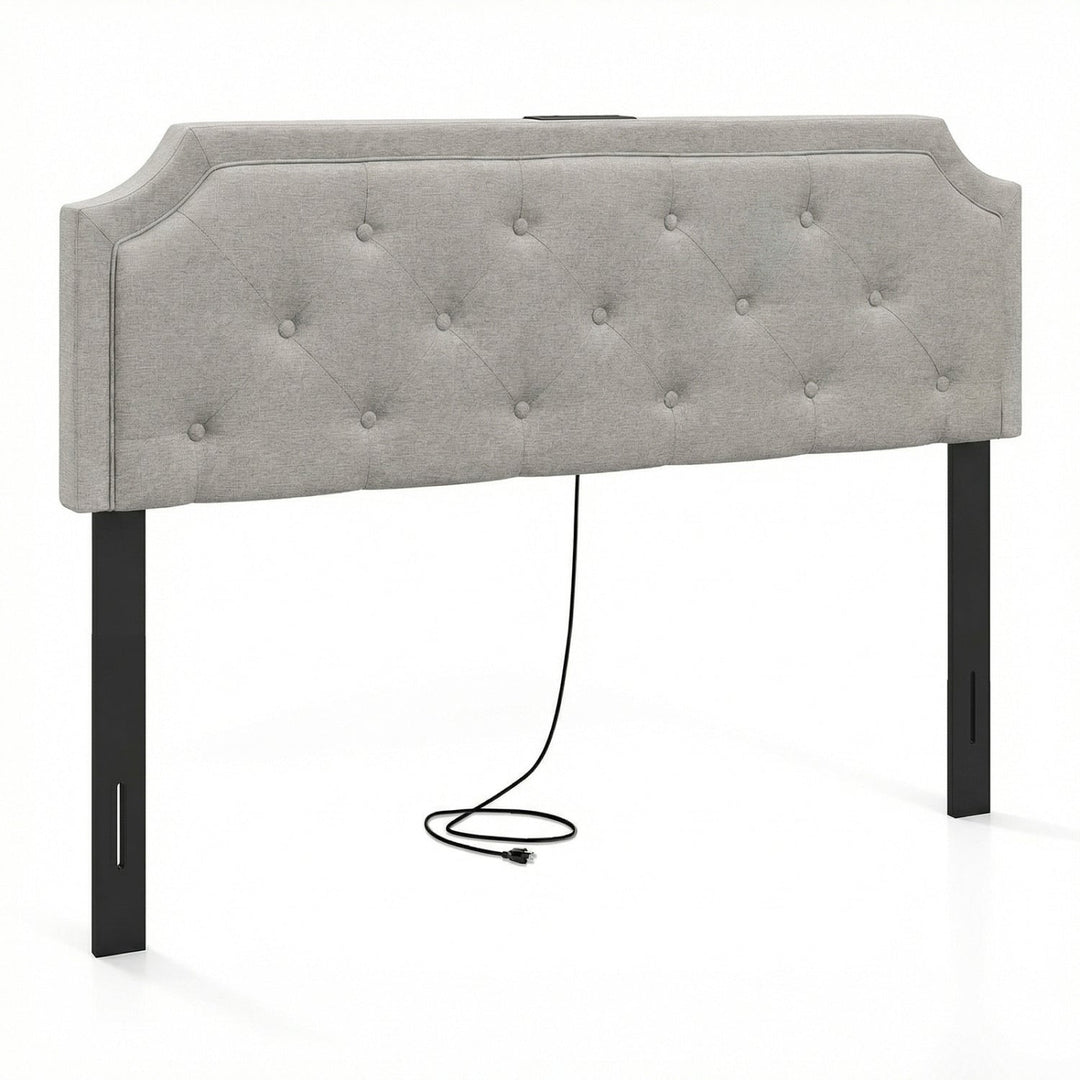 Headboard for Queen and Full Size Bed Tufted Upholstered Head Board