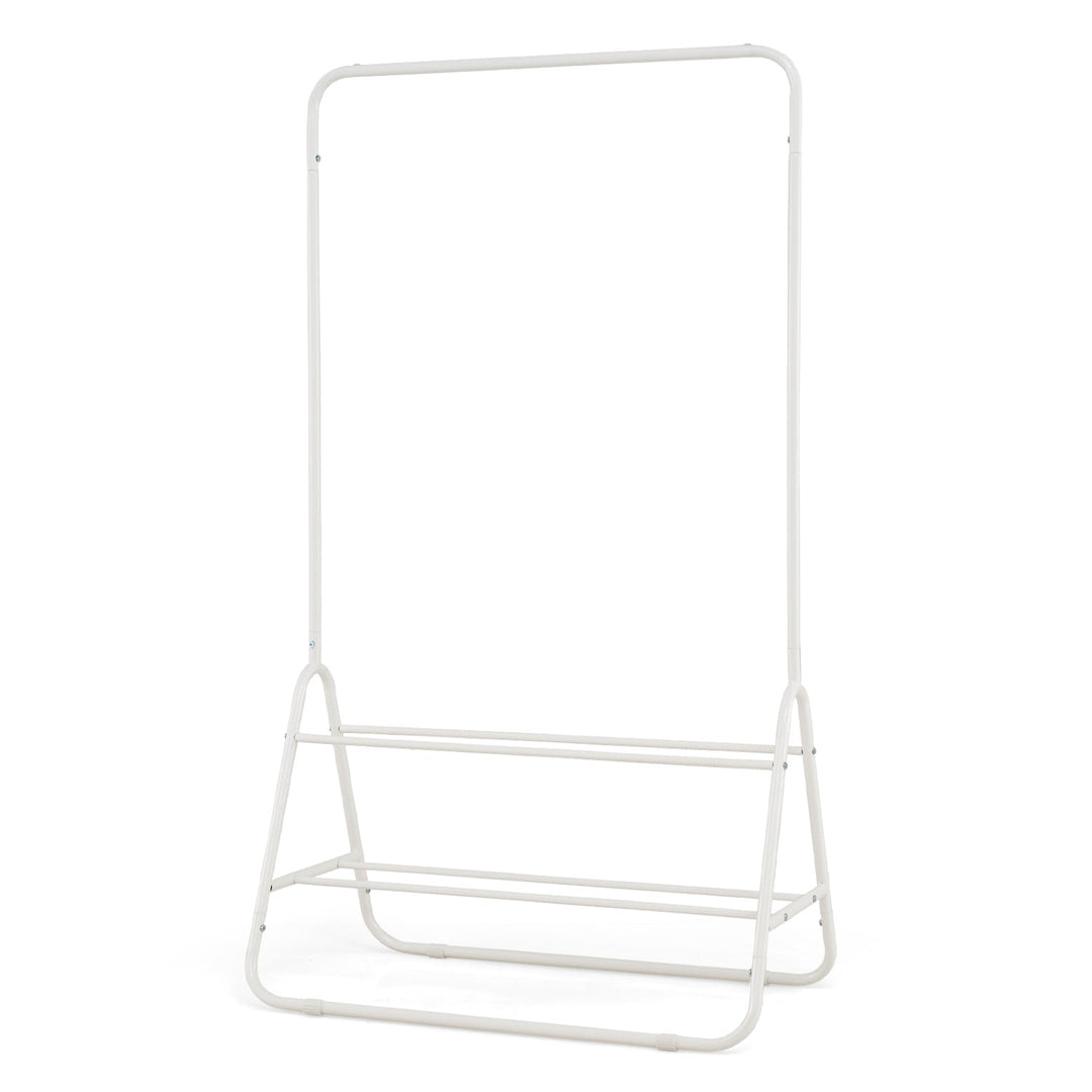Heavy Duty Clothes Rack with Hanging Rod and Storage Shelves