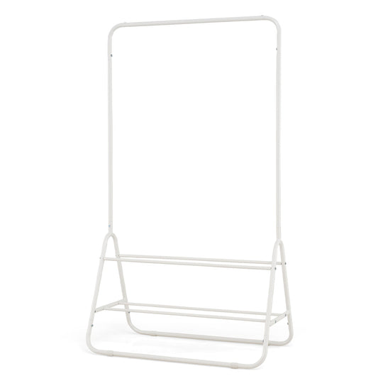 Heavy Duty Clothes Rack with Hanging Rod and Storage Shelves