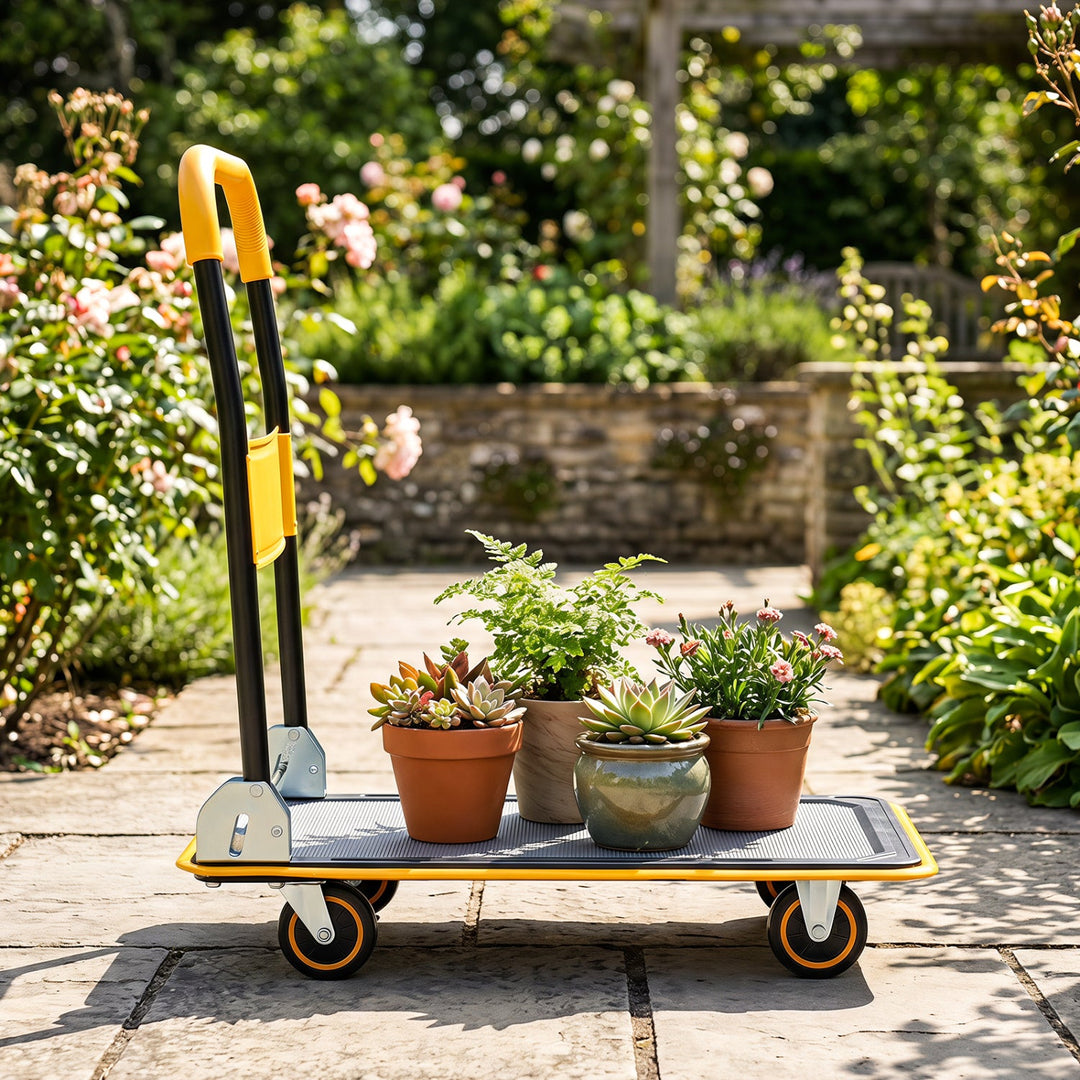 Foldable Push Cart Dolly with 560 lbs Capacity