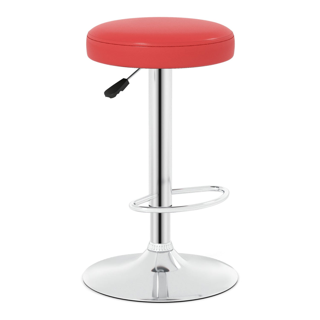 Adjustable Swivel Bar Stool with Footrest, 400 lbs Capacity
