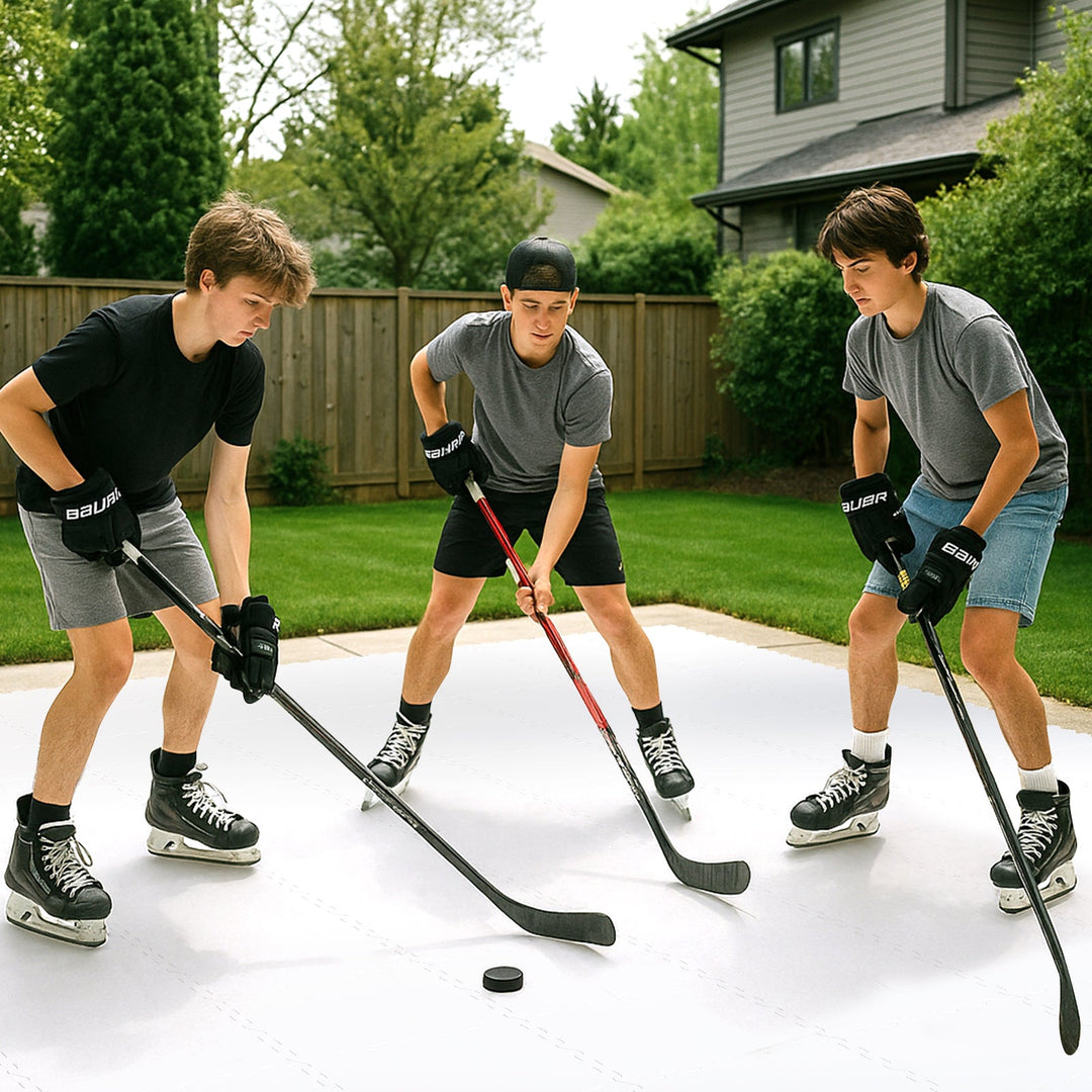 Hockey Flooring Tiles for Training Dryland Synthetic Ice Tiles Hockey Shooting Equipment