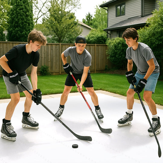 Hockey Flooring Tiles for Training Dryland Synthetic Ice Tiles Hockey Shooting Equipment