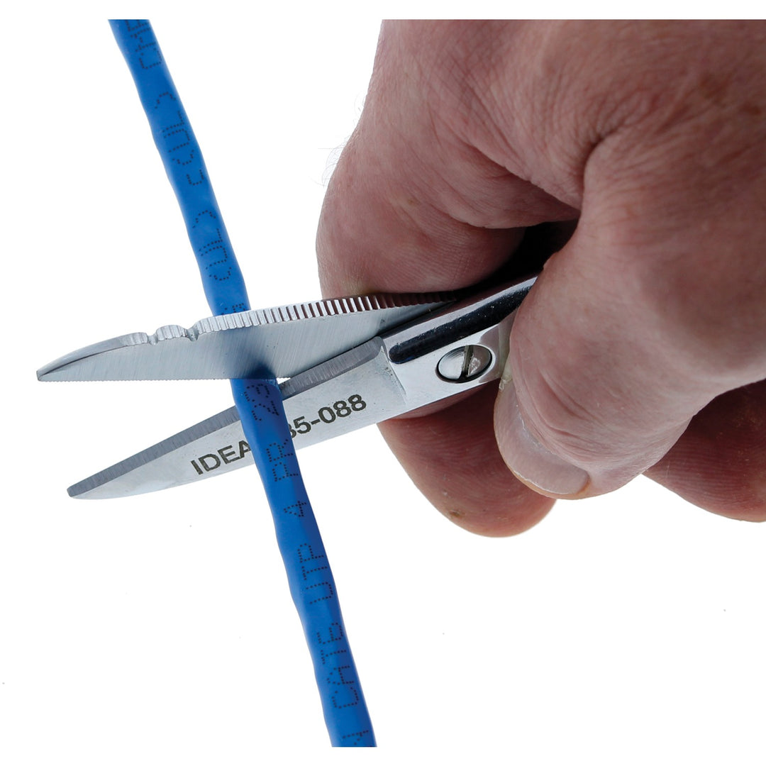 IDEAL Electrician's Scissors with Wire Stripping Notches - view 3