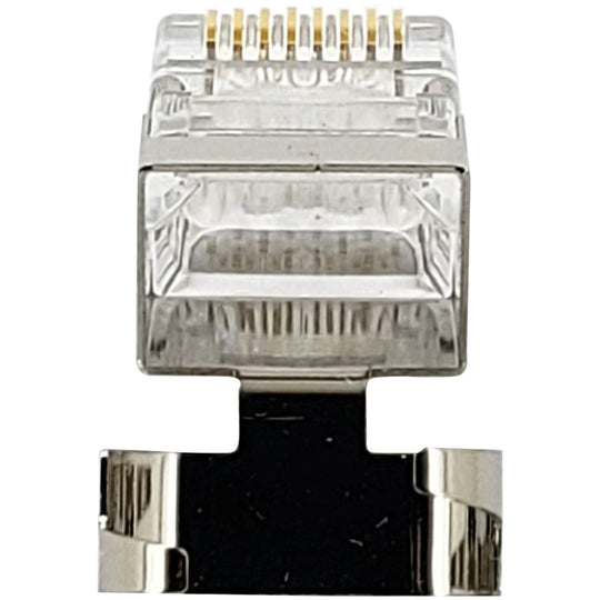 IDEAL Shielded Feed-Thru CAT-6A/6/5E RJ45 Modular Plugs, 25 Pack - view 2