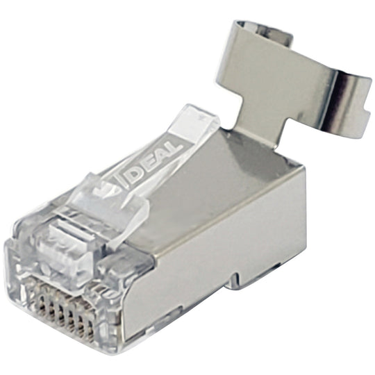 IDEAL Shielded Feed-Thru CAT-6A/6/5E RJ45 Modular Plugs, 25 Pack - view 6