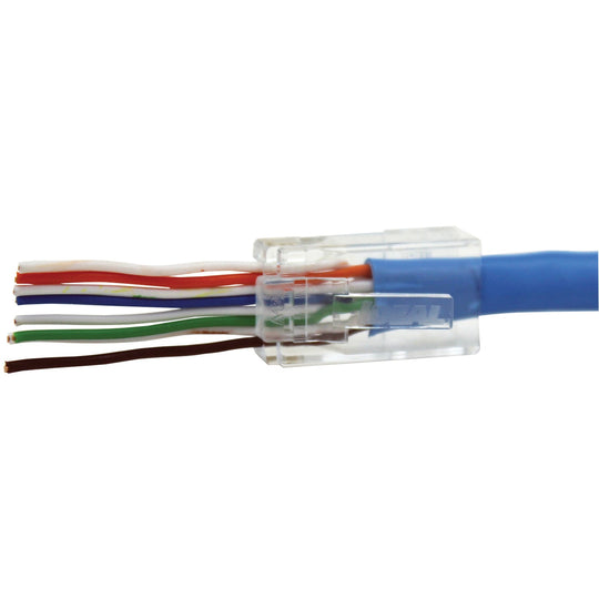 IDEAL Feed-Thru CAT-5E RJ45 Modular Plugs, 50 Pack - view 11