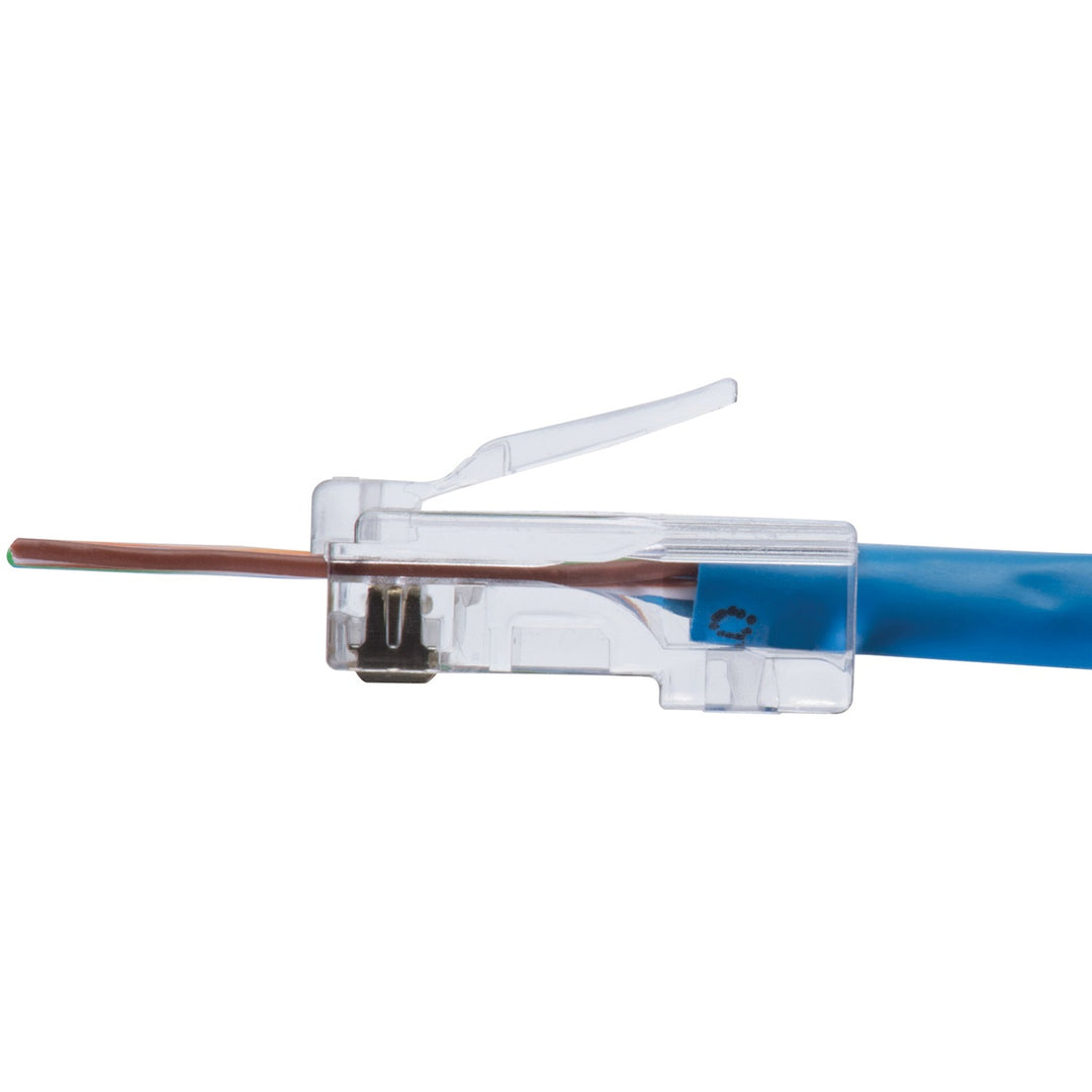 IDEAL Feed-Thru CAT-5E RJ45 Modular Plugs, 50 Pack - view 3