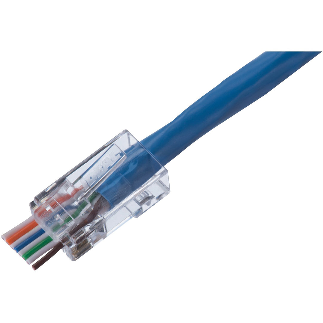 IDEAL Feed-Thru CAT-6 RJ45 Modular Plugs, 100 Pack - view 9