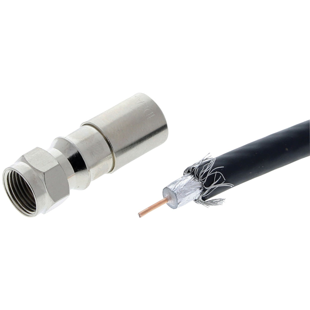 IDEAL RTQ XR RG6 F-Type Compression Connectors, 50 Pack - view 10