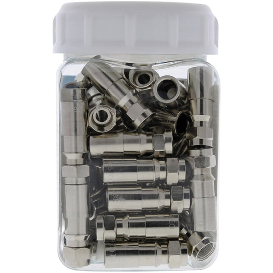 IDEAL RTQ XR RG6 F-Type Compression Connectors, 50 Pack - view 6