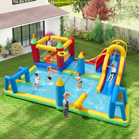 Inflatable Water Slide Bounce House 9-in