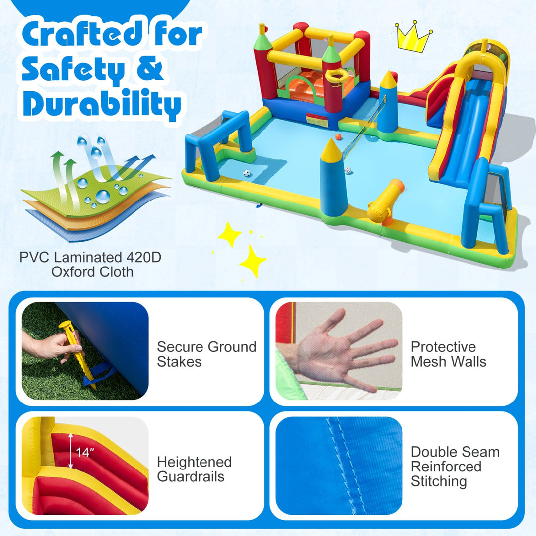 Inflatable Water Slide Bounce House 9-in