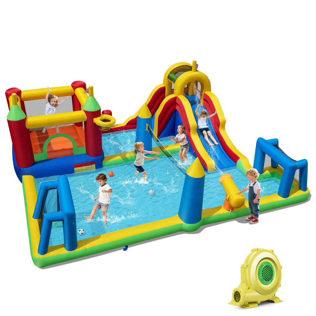 Inflatable Water Slide Bounce House 9-in
