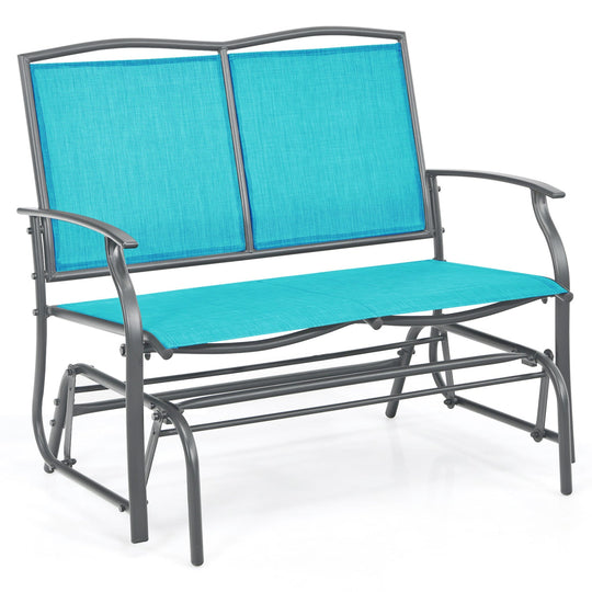 Iron Patio Rocking Chair for Outdoor Backyard and Lawn