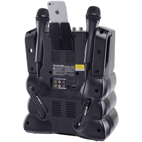 Karaoke USA DVD/CDG/MP3G Karaoke Machine with 7-In. Screen, Bluetooth & 2 Microphones - view 9