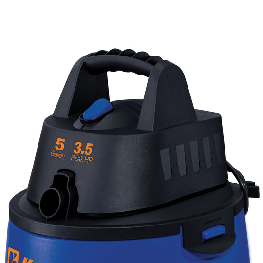 Koblenz 5-Gallon 3.5 Peak HP Portable Wet/Dry Shop Vacuum with Blower - view 3